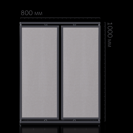 Люк двустворчатый под плитку / 800x1000 мм